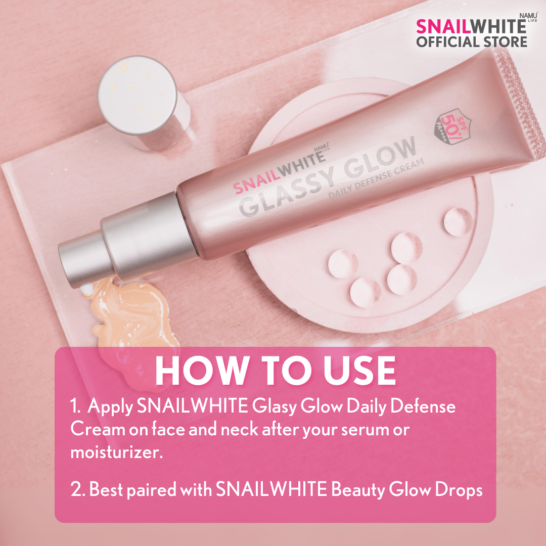 SNAILWHITE Glassy Glow Daily Defense Cream 30ml