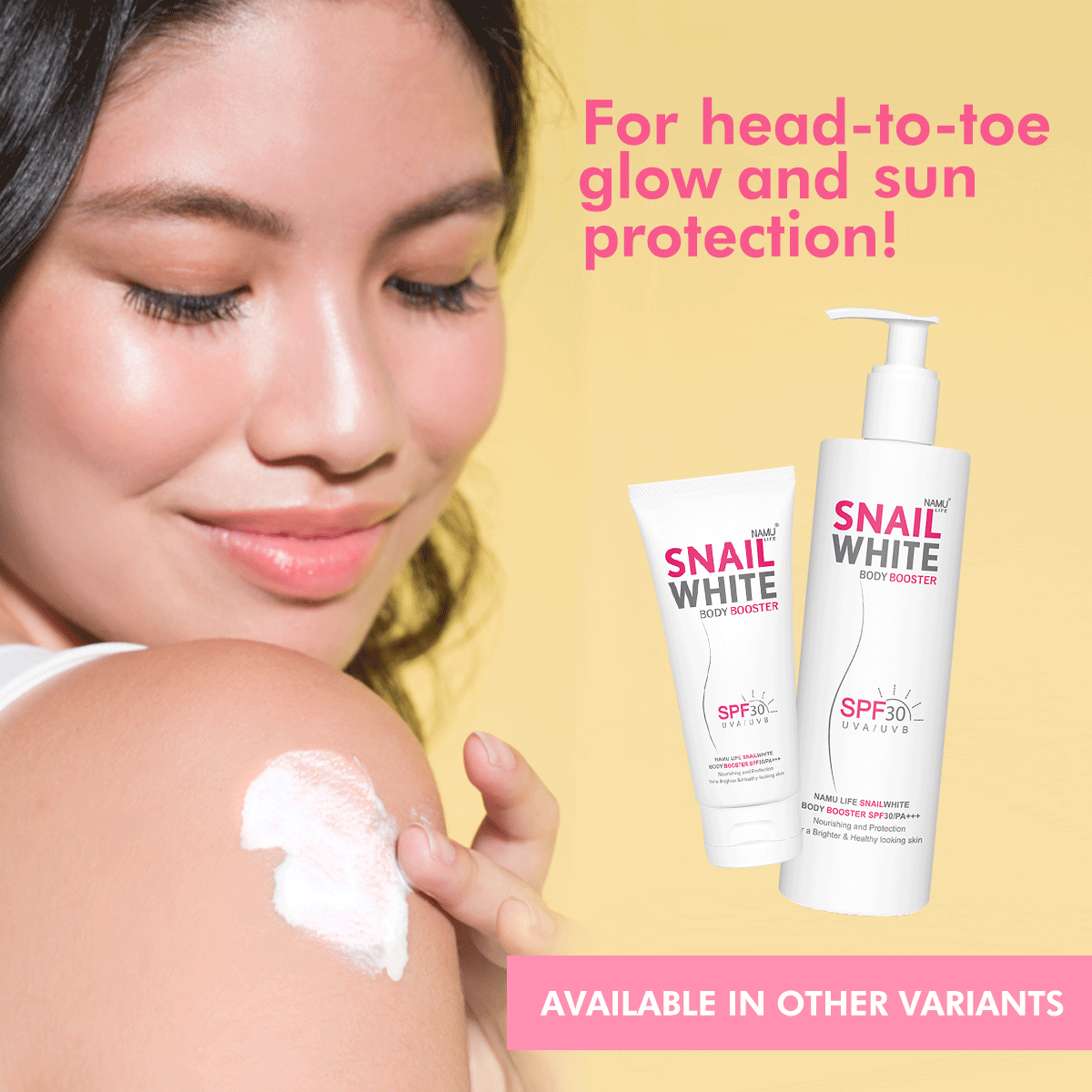 SNAILWHITE Body Booster SPF30/PA+++ 350ml
