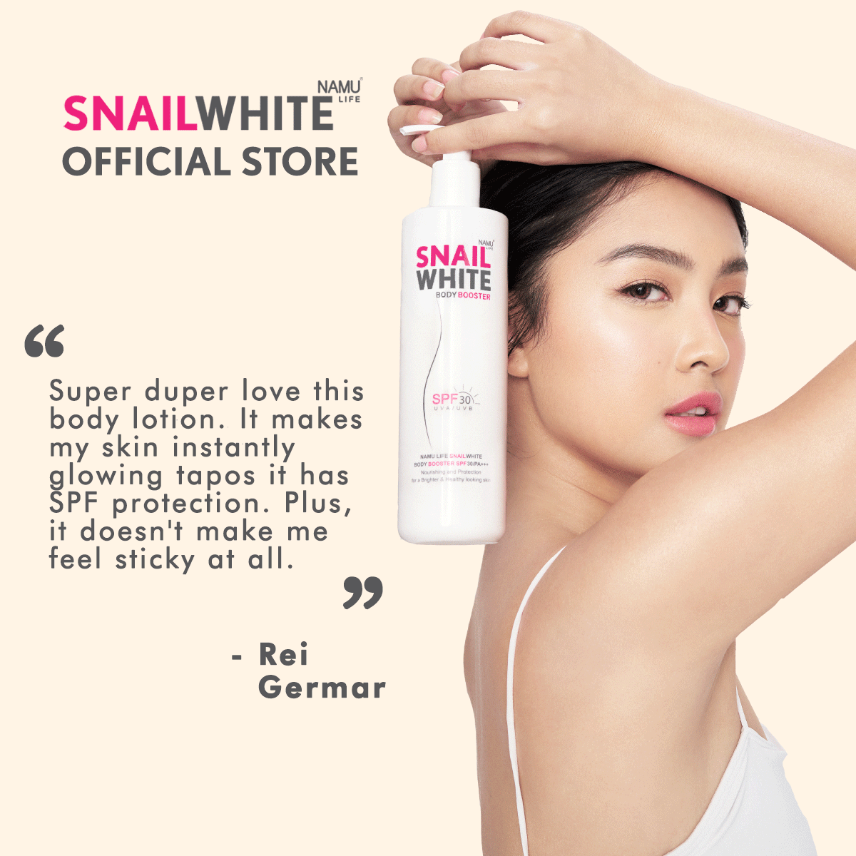 SNAILWHITE Body Booster SPF30/PA+++ 350ml