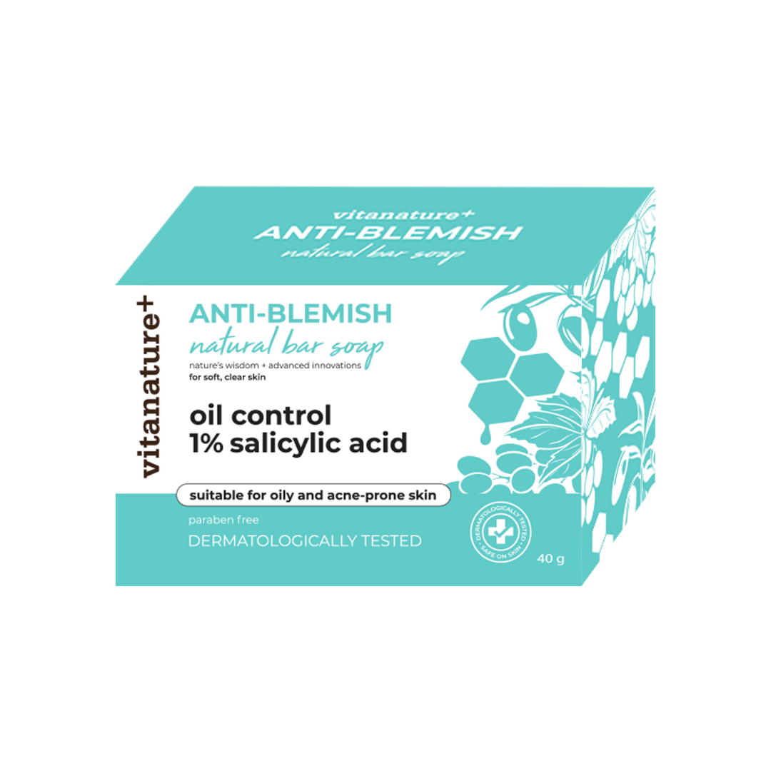 Vitanature+ Anti-Blemish Natural Soap Bar 40g