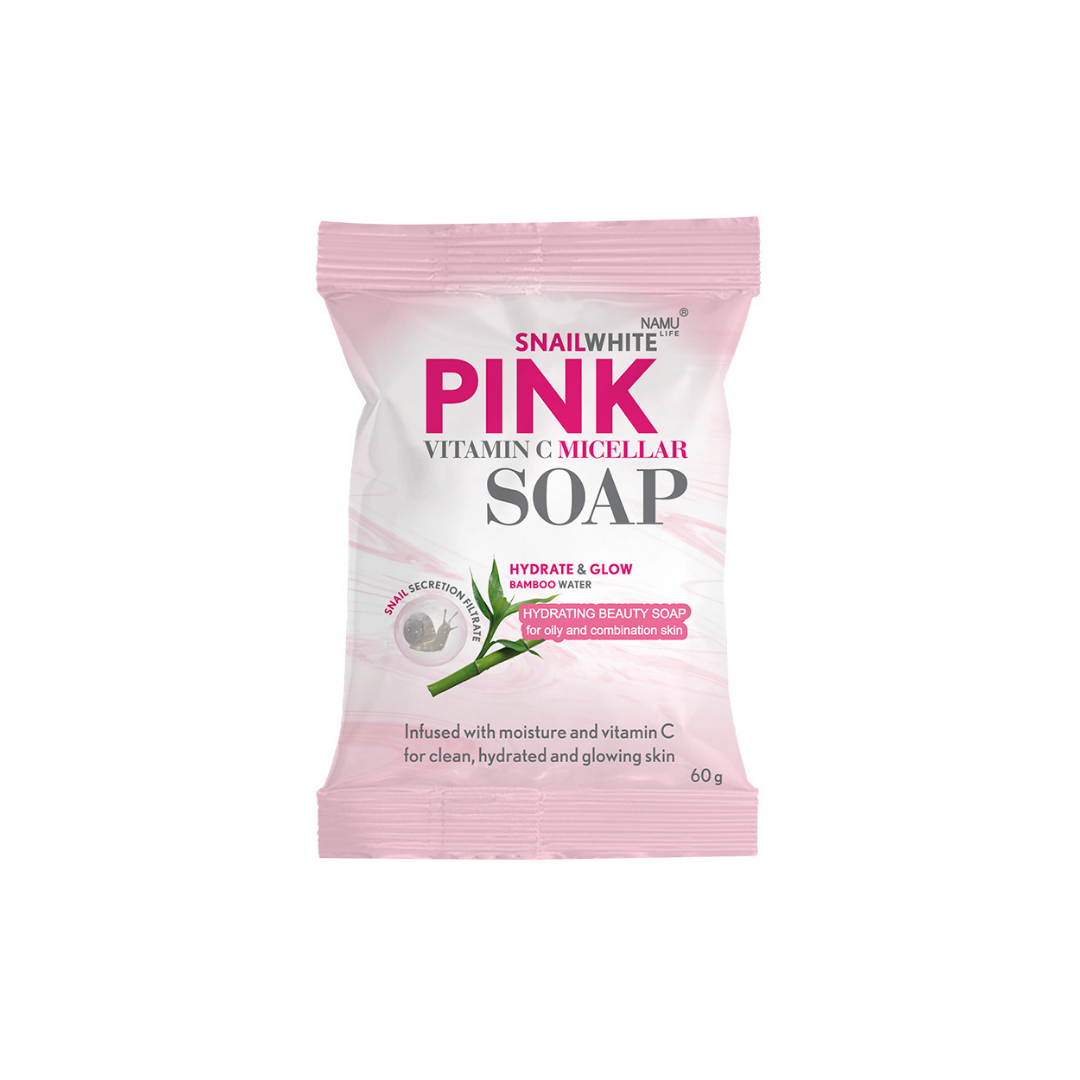 SNAILWHITE Pink Vitamin C Micellar Soap 60g