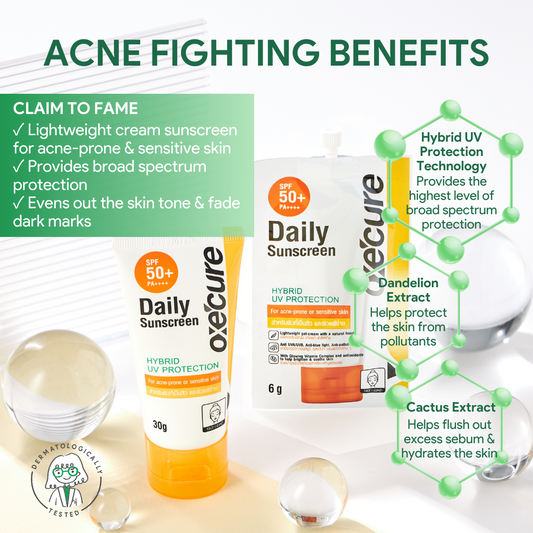 OXECURE Daily Sunscreen SPF 50+/PA++++ 30g