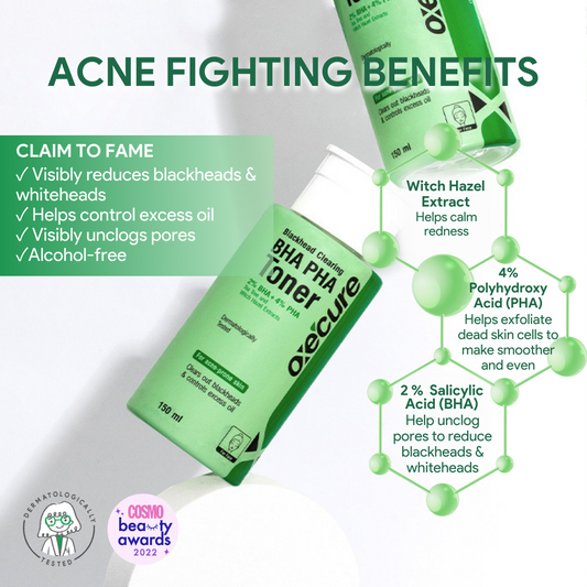 OXECURE Blackhead Clearing BHA PHA Toner 150ml