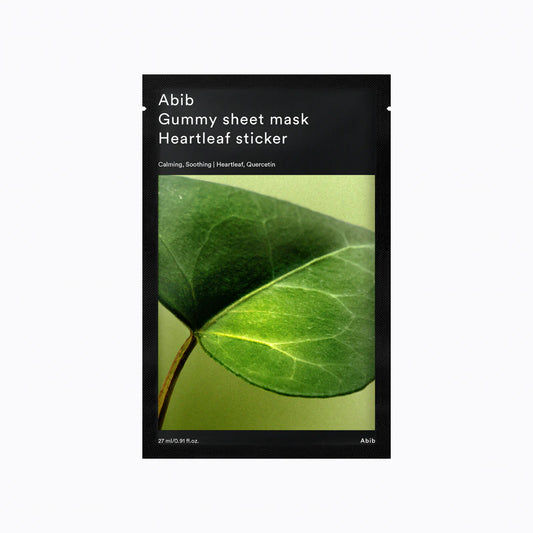 Abib Gummy Mask Heartleaf Sticker 27g
