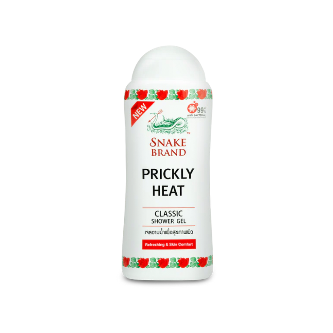 SNAKE Prickly Heat Cooling Shower Gel 180ml (Expiring Aug 2025)
