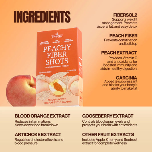 TRIZIE Peachy Fiber 3-Day (3 sachet x 10g)