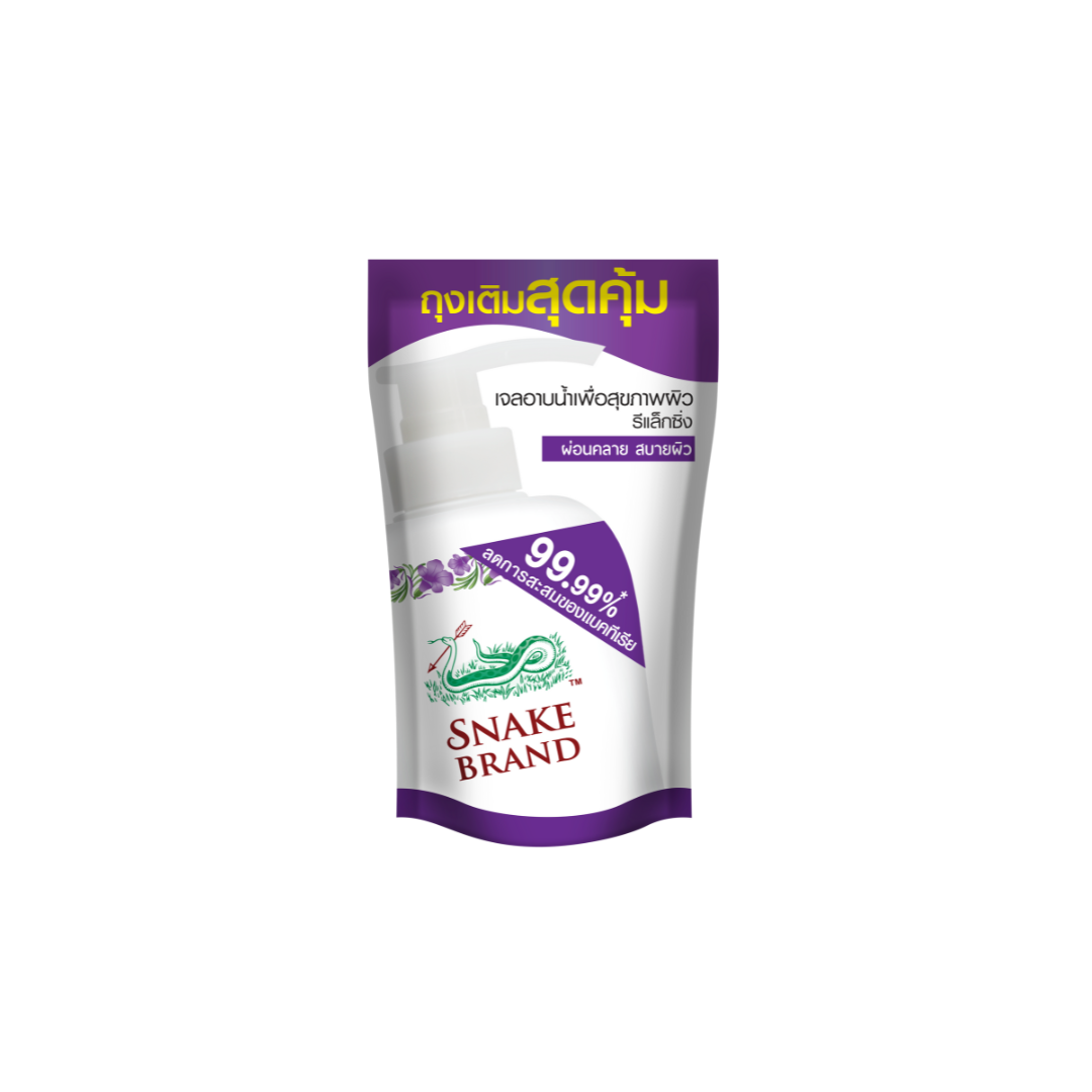 Snake Brand Relaxing Shower Gel 400ml Refill