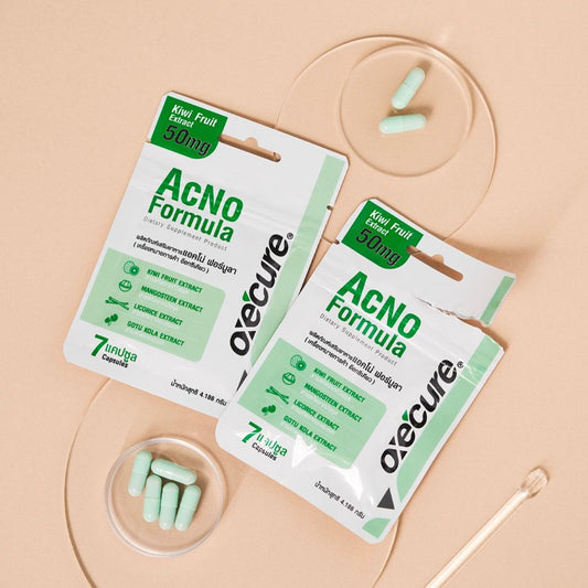 OXECURE AcNo Formula Dietary Supplements (7 Capsules) (Expiring Nov 2025)