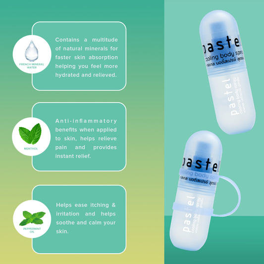 Pastel Cooling Body Spray 40ml (Expiring Aug 2026)